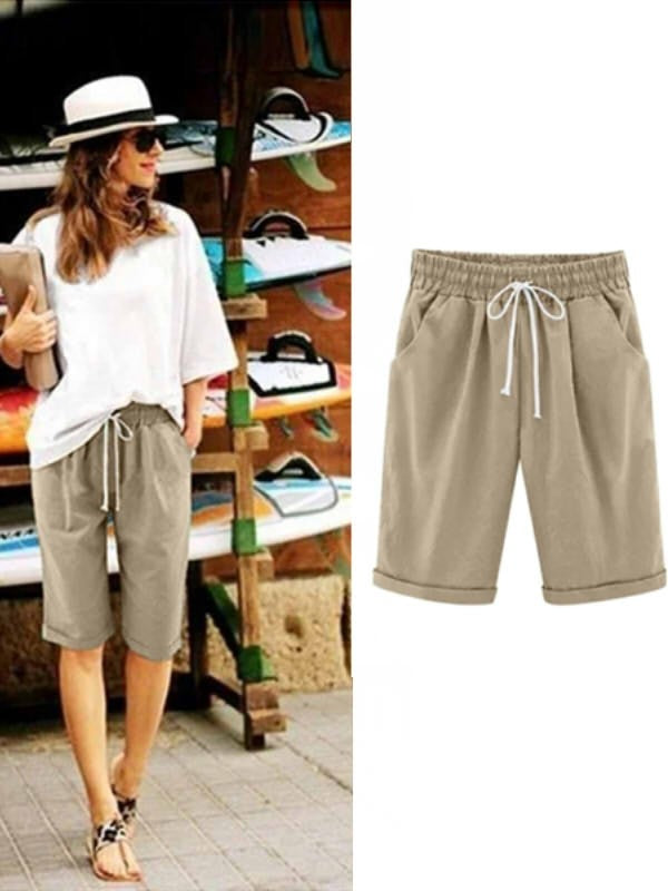 Carol | Relaxed Fit Cotton Shorts