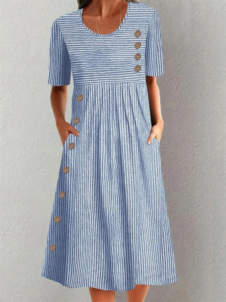 Charlotte | Timeless Striped Summer Dress