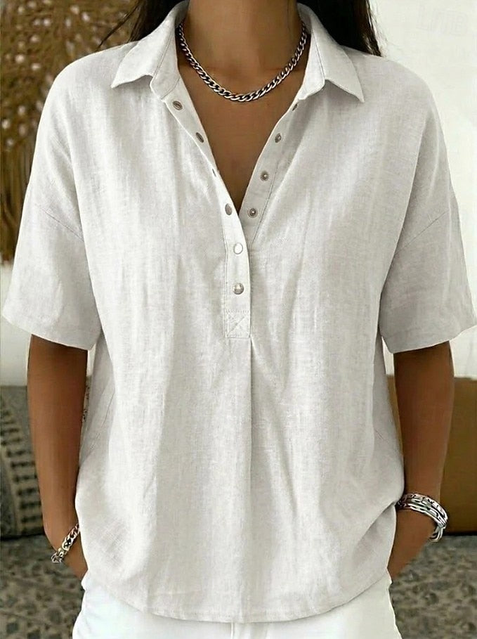 Zoe | Casual Button-Up Collar Shirt