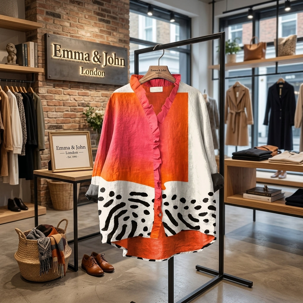 Melinda | Elegant Linen Summer Blouse