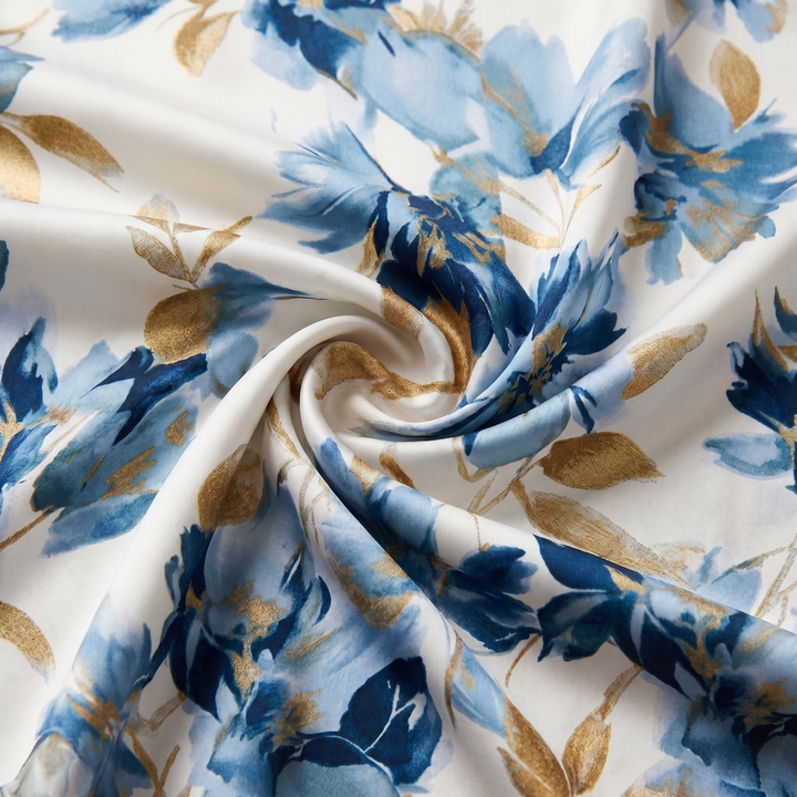 Celeste | Floral Wrap Waist Midi Dress