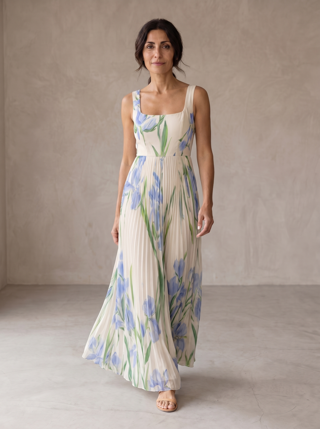 Tracey | Floral A-Line Maxi Dress