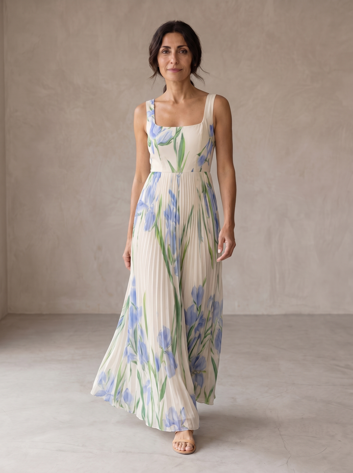 Tracey | Floral A-Line Maxi Dress