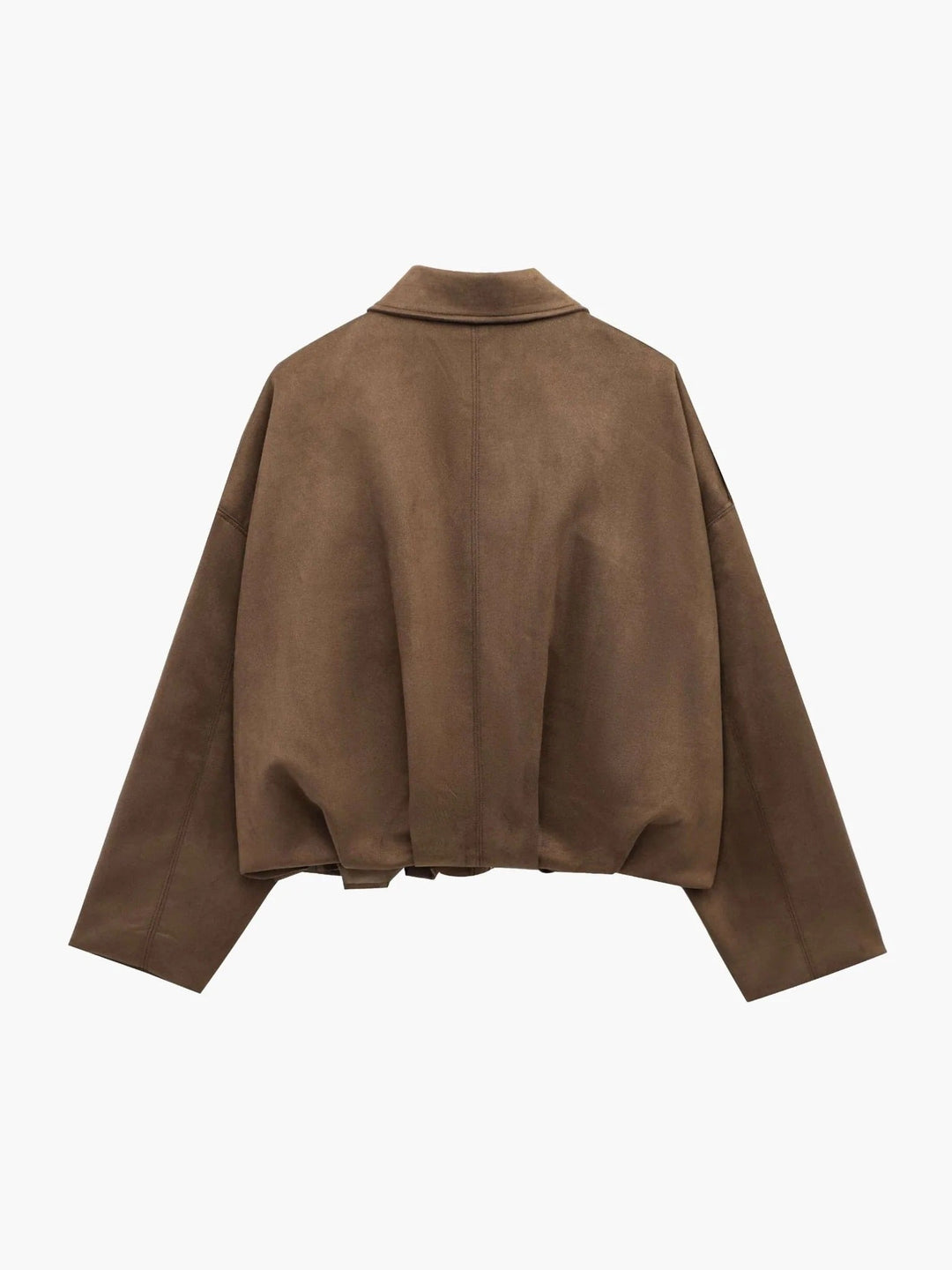 Yvonne | Faux Suede Bomber Jacket