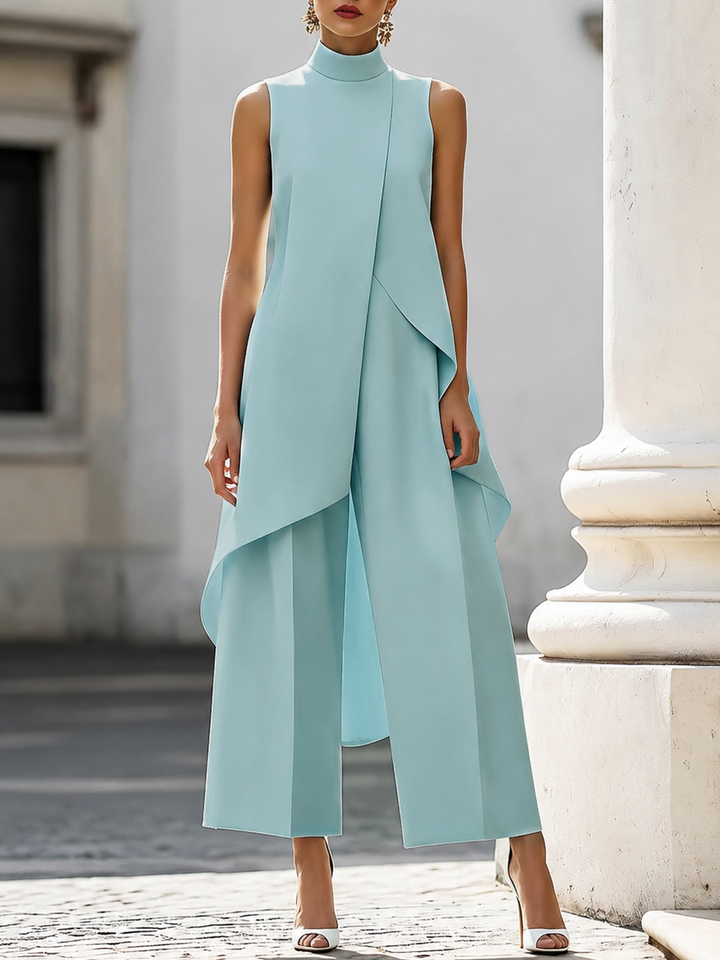 Vivienne | Elegant Drape Jumpsuit