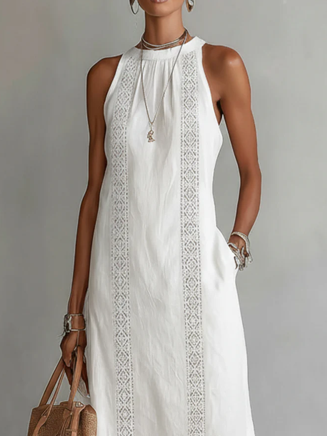 Eliza | Strappy Chiffon Maxi Dress