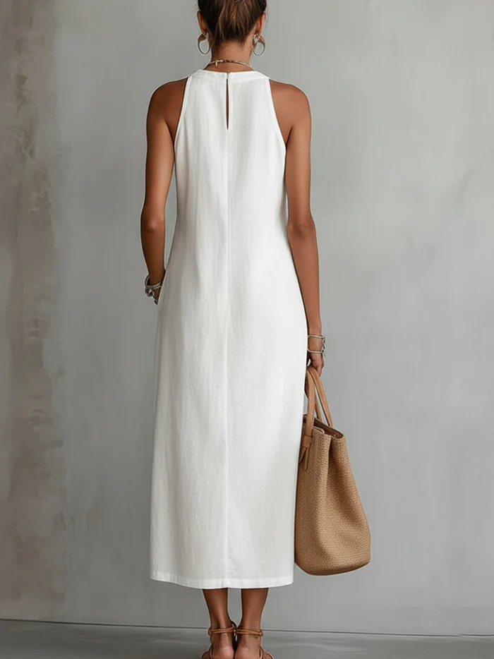 Eliza | Strappy Chiffon Maxi Dress
